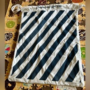 COPY - Vans Custom Navy and White Drawstring Bag